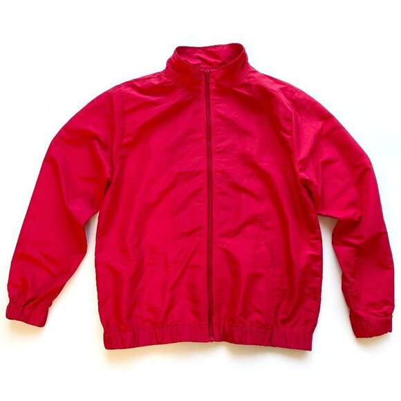 Balera Dancewear Adult Performance Full Zip Jacket Relaxed Fit Red - Picture 4 of 12